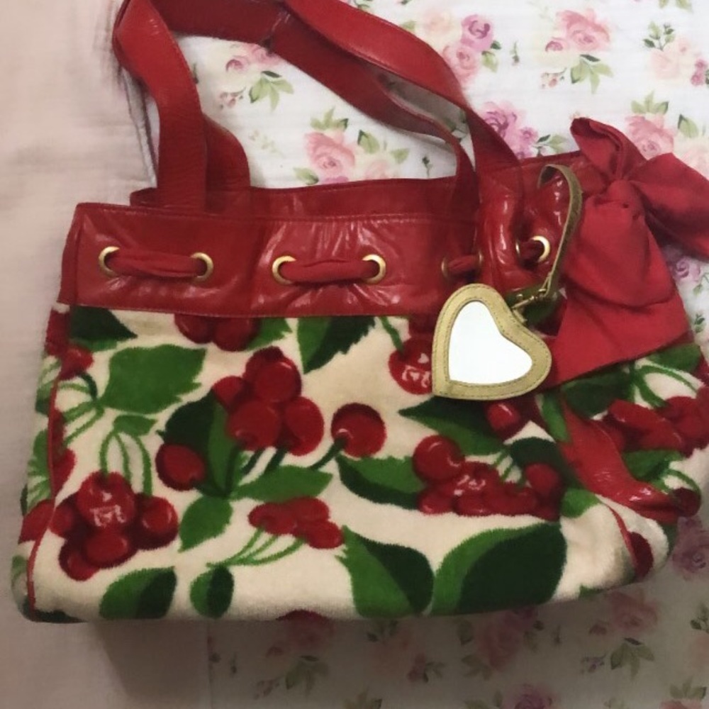 *.•🍒SOLD cherry juicy couture bag free ship